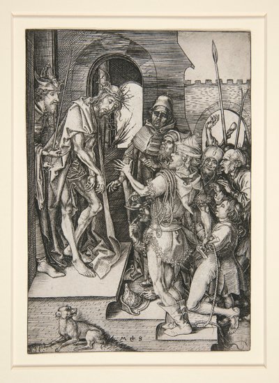 Cristo presentato al popolo (Ecce Homo) da Martin Schongauer