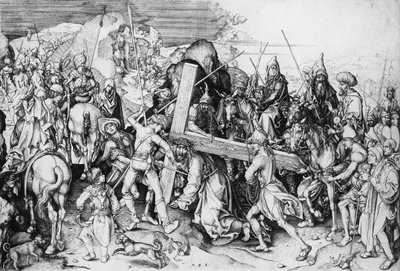 Cristo che porta la croce, c.1475 da Martin Schongauer