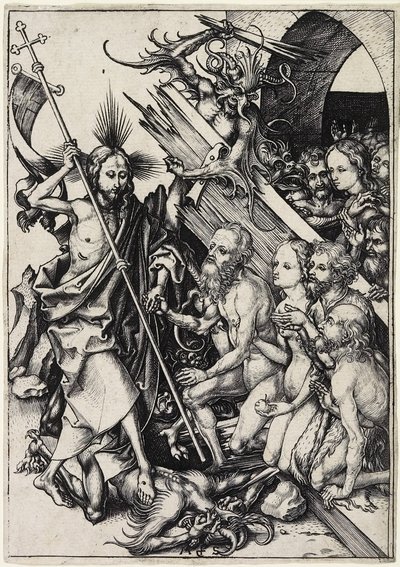 Cristo nel limbo, c. 1480 da Martin Schongauer