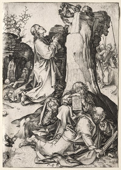 Cristo sul Monte degli Ulivi da Martin Schongauer