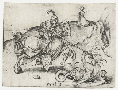 San Giorgio e il drago da Martin Schongauer