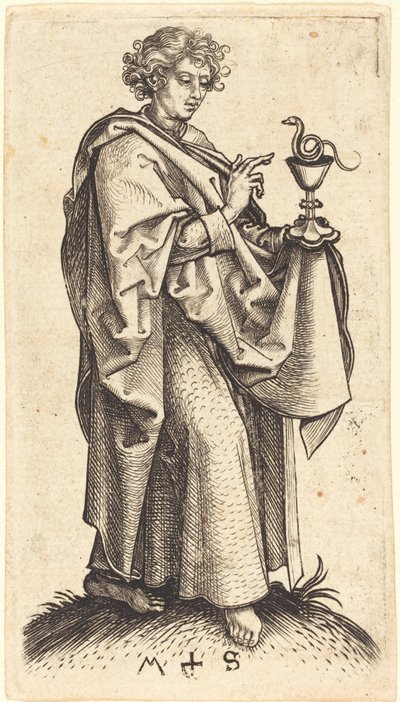 San Giovanni Evangelista da Martin Schongauer
