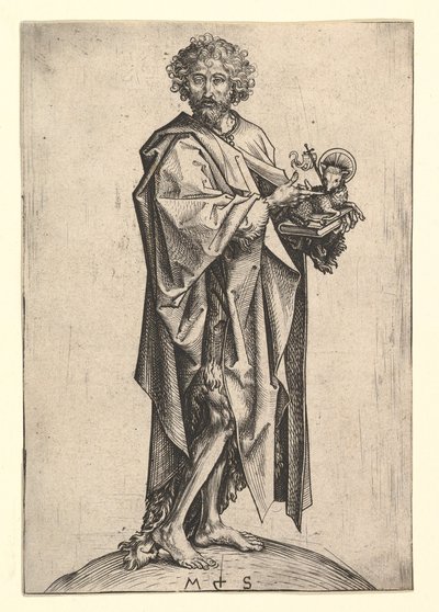 San Giovanni Battista da Martin Schongauer