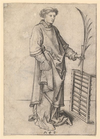 San Lorenzo, ca. 1435-1491 da Martin Schongauer