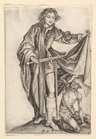 San Martino, ca. 1435-1491 da Martin Schongauer