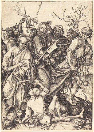 Il tradimento e la cattura di Cristo da Martin Schongauer