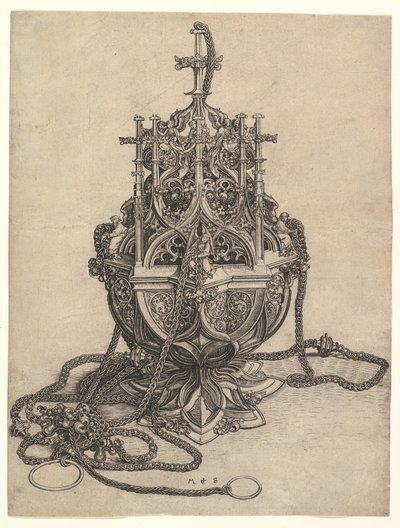 Il turibolo da Martin Schongauer