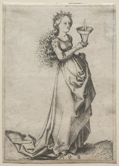 La Prima Vergine Saggia da Martin Schongauer
