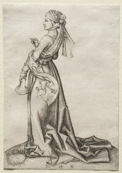 La prima delle vergini stolte da Martin Schongauer