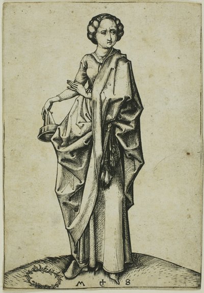 La quarta Vergine Stolta da Martin Schongauer