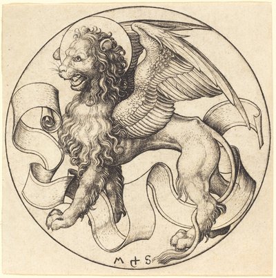 Il Leone di San Marco da Martin Schongauer