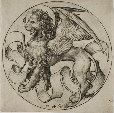 Il leone di San Marco da Martin Schongauer