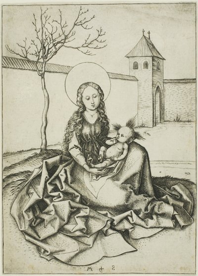 La Madonna col Bambino nel cortile da Martin Schongauer