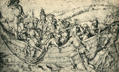 Il martirio di Santa Orsola e delle sue compagne, c1450, 1943 da Martin Schongauer
