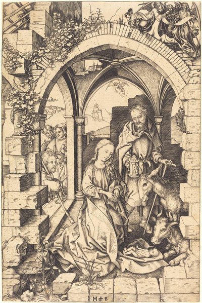 La natività da Martin Schongauer