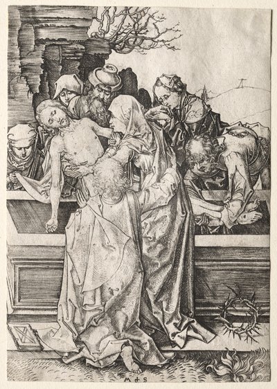 La Passione: La Sepoltura da Martin Schongauer