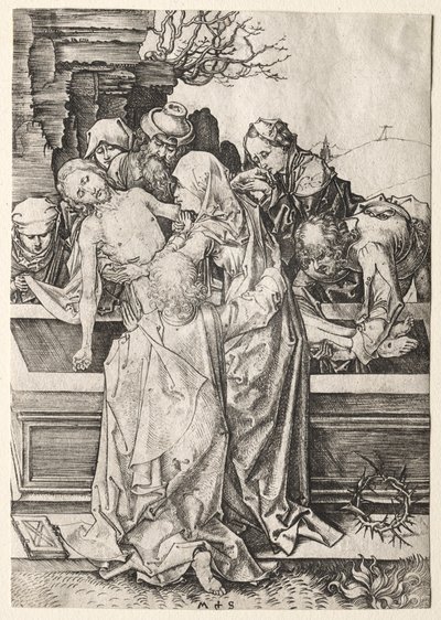 La Passione: La Sepoltura da Martin Schongauer
