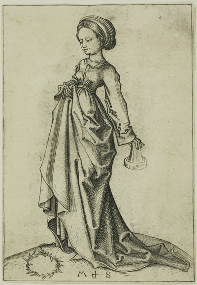 La seconda Vergine Stolta da Martin Schongauer