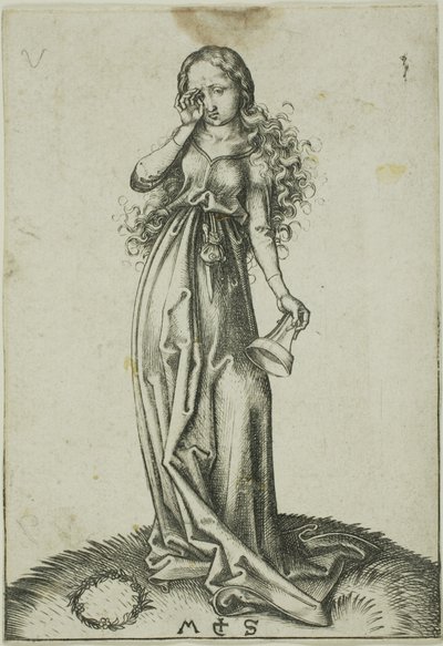 La terza Vergine Stolta da Martin Schongauer