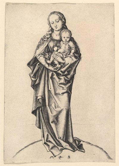 Vergine e Bambino con una mela da Martin Schongauer