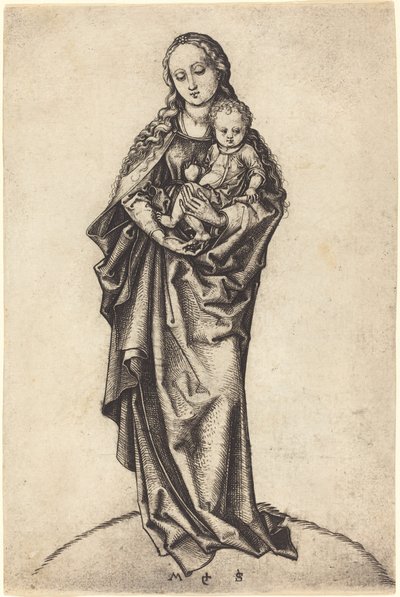 La Vergine e il Bambino con la mela da Martin Schongauer