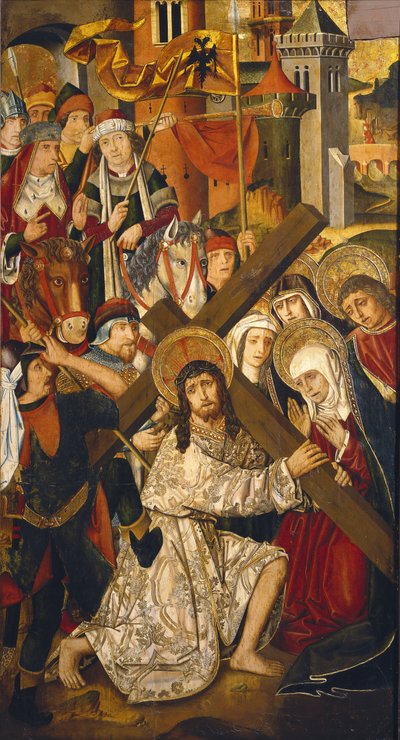 La Via Crucis (dettaglio) da Martin & Ximenez Miguel (fl.1466 1505) Bernat