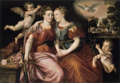 Pace e Giustizia, XVI secolo da Maarten de Vos