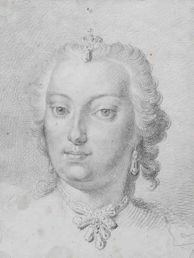 Il disegno di Maria Teresa di Martin van Meyten del 1741 da Martin van Meytens