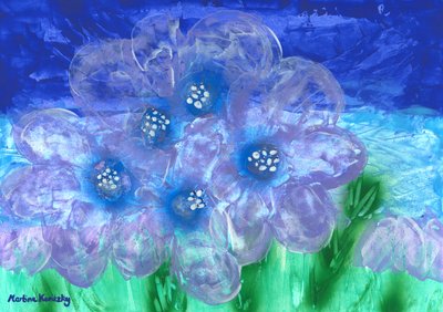 Fiori sempreverdi borragine da Martina Konitzky