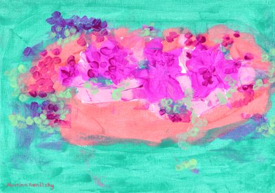 Cesto di fiori con rose da Martina Konitzky