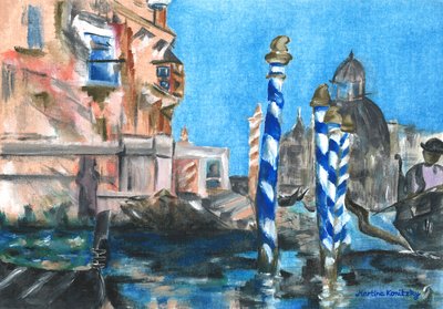 Canal Grande (omaggio a Edouard Manet) da Martina Konitzky