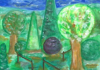 Il giardino dopo la pioggia da Martina Konitzky