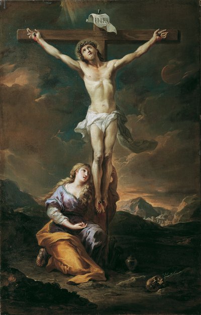 Crocifisso con Maria Maddalena da Martino Altomonte