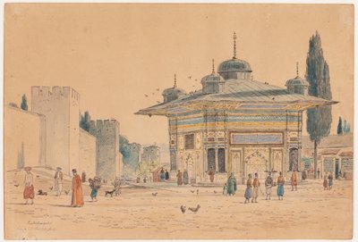 «Il pozzo alla porta del serraglio. Costantinopoli» da Martinus Rørbye
