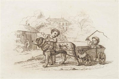 Illustrazione per "Cinquanta favole per bambini" di Hey da Martinus Rørbye