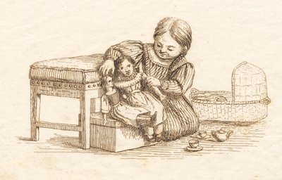 Illustrazione per "Cinquanta favole per bambini" di Hey da Martinus Rørbye