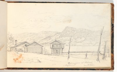 Paesaggio con fattorie da Martinus Rørbye