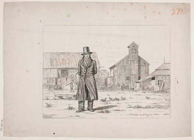 Peter Collet presso la miniera di rame di Buskerud, Norvegia da Martinus Rørbye