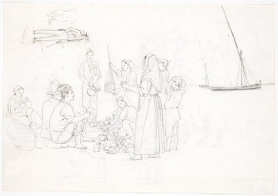Studi di Vita Popolare da Martinus Rørbye