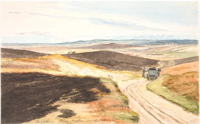 Strada scavata nelle colline di Tolne, Vendsyssel, 21 maggio 1833 da Martinus Rørbye