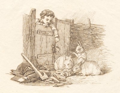 Illustrazione per "Cinquanta favole per bambini" di Hey da Martinus Rørbye