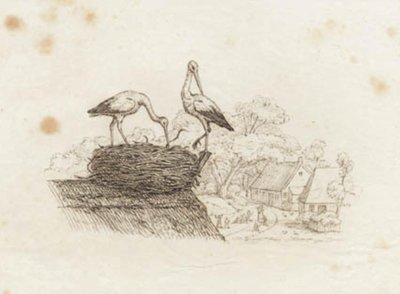 Illustrazione per "Cinquanta favole per bambini" di Hey da Martinus Rørbye