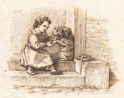 Illustrazione per "Cinquanta favole per bambini" di Hey da Martinus Rørbye