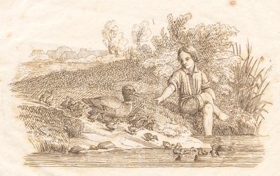 Illustrazione per "Cinquanta favole per bambini" di Hey da Martinus Rørbye