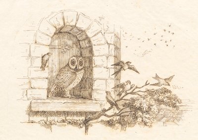 Illustrazione per "Cinquanta favole per bambini" di Hey da Martinus Rørbye