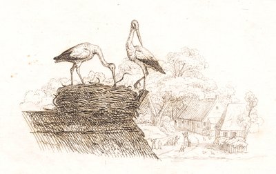 Illustrazione per "Cinquanta favole per bambini" di Hey da Martinus Rørbye
