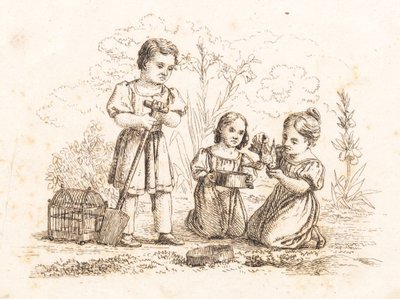 Illustrazione per "Cinquanta favole per bambini" di Hey da Martinus Rørbye