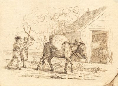 Illustrazione per "Cinquanta favole per bambini" di Hey da Martinus Rørbye