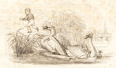 Illustrazione per "Cinquanta favole per bambini" di Hey da Martinus Rørbye