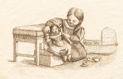 Illustrazione per "Cinquanta favole per bambini" di Hey da Martinus Rørbye